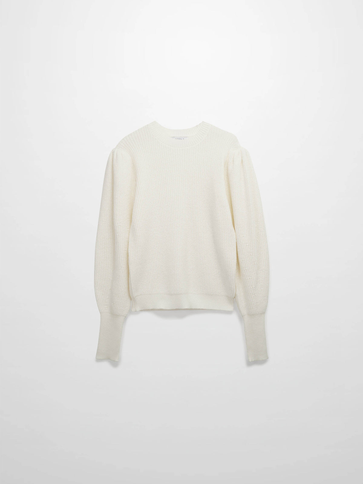 Puff Sleeve Sweater-Cream