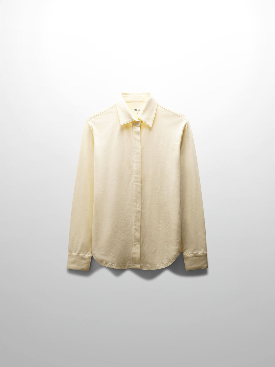 Button Down T-Shirt Blouse-Yellow