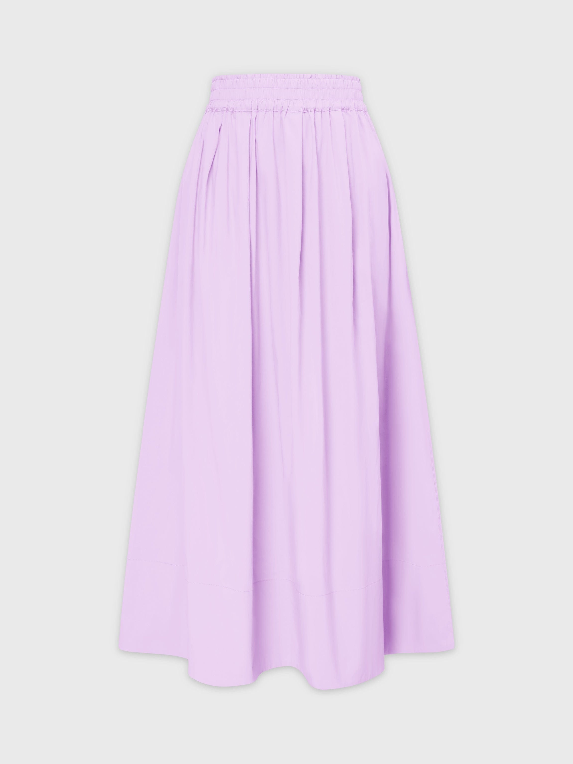 Gathered Waist Skirt-Lavender