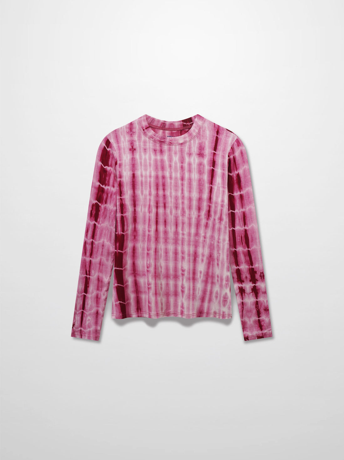 Tie Dye Crew Neck T-Shirt-Pink