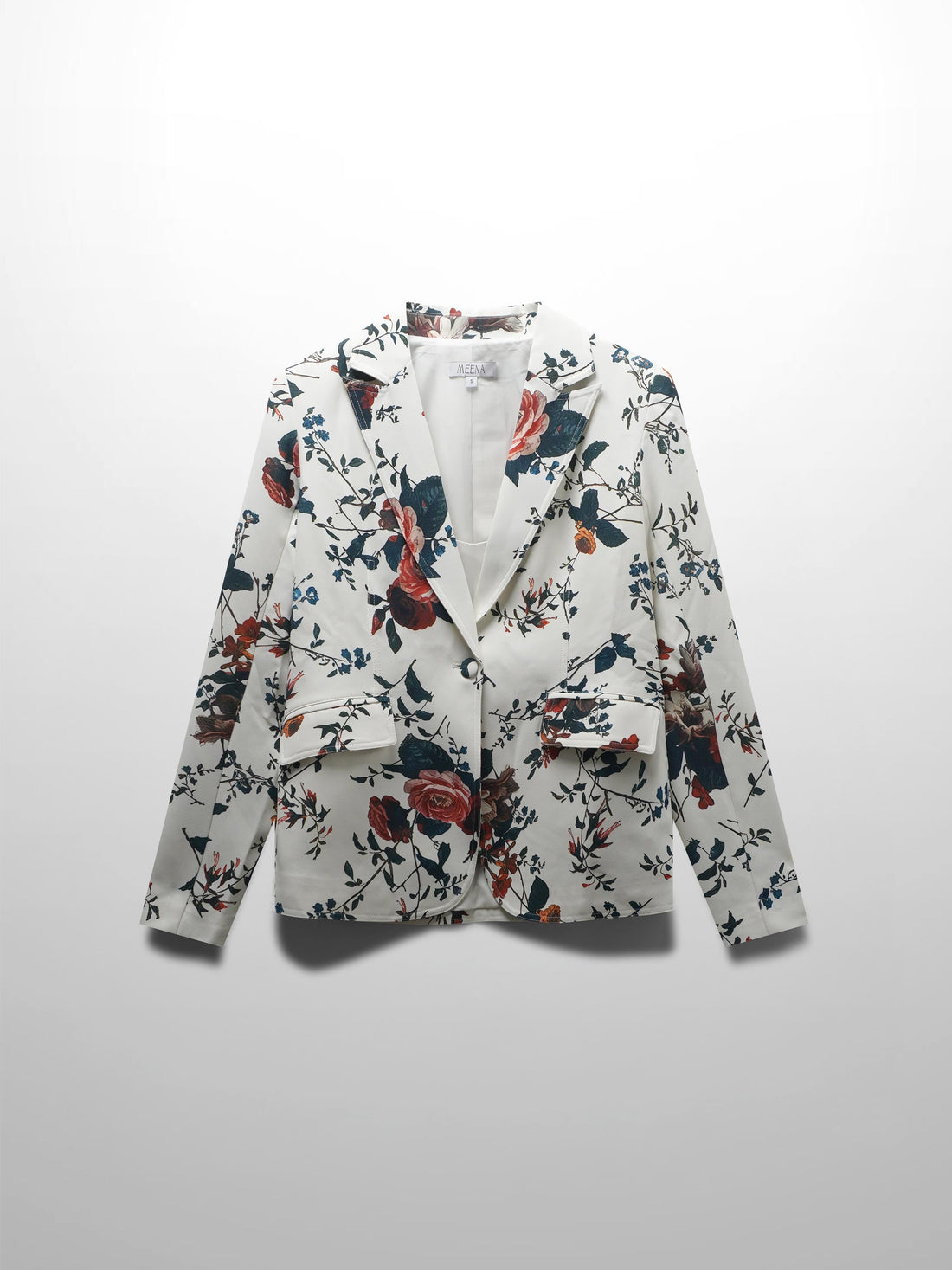 Tailored Blazer-Antique Floral