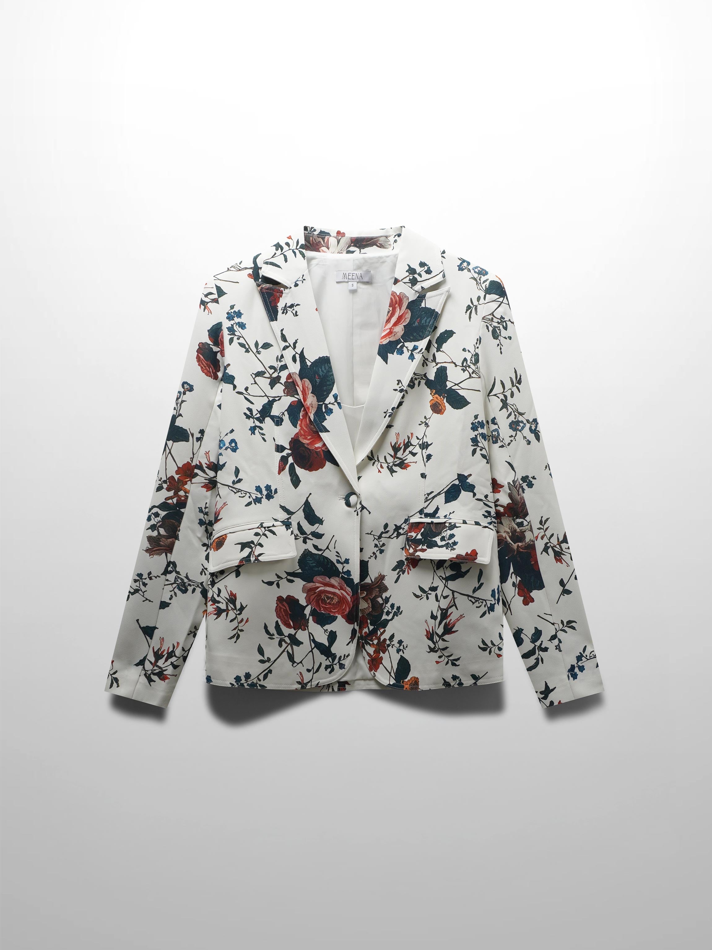 Tailored Blazer-Antique Floral
