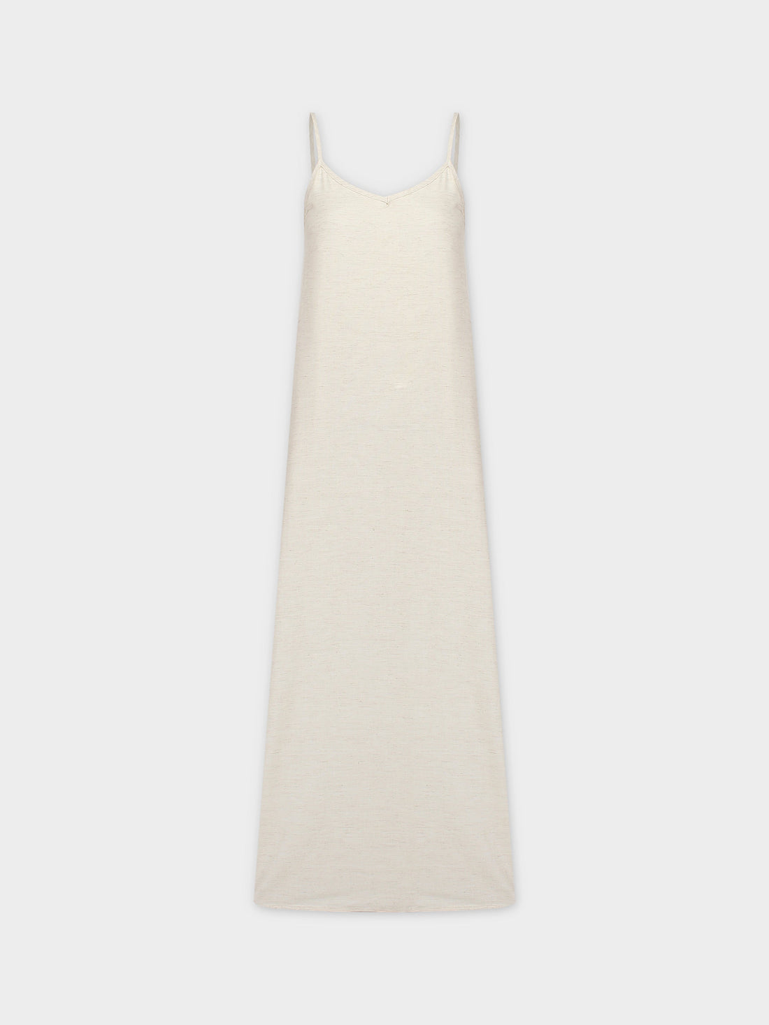 Linen Slip Dress-Oatmeal