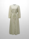 A Line Shirtdress-Celery Crinkle