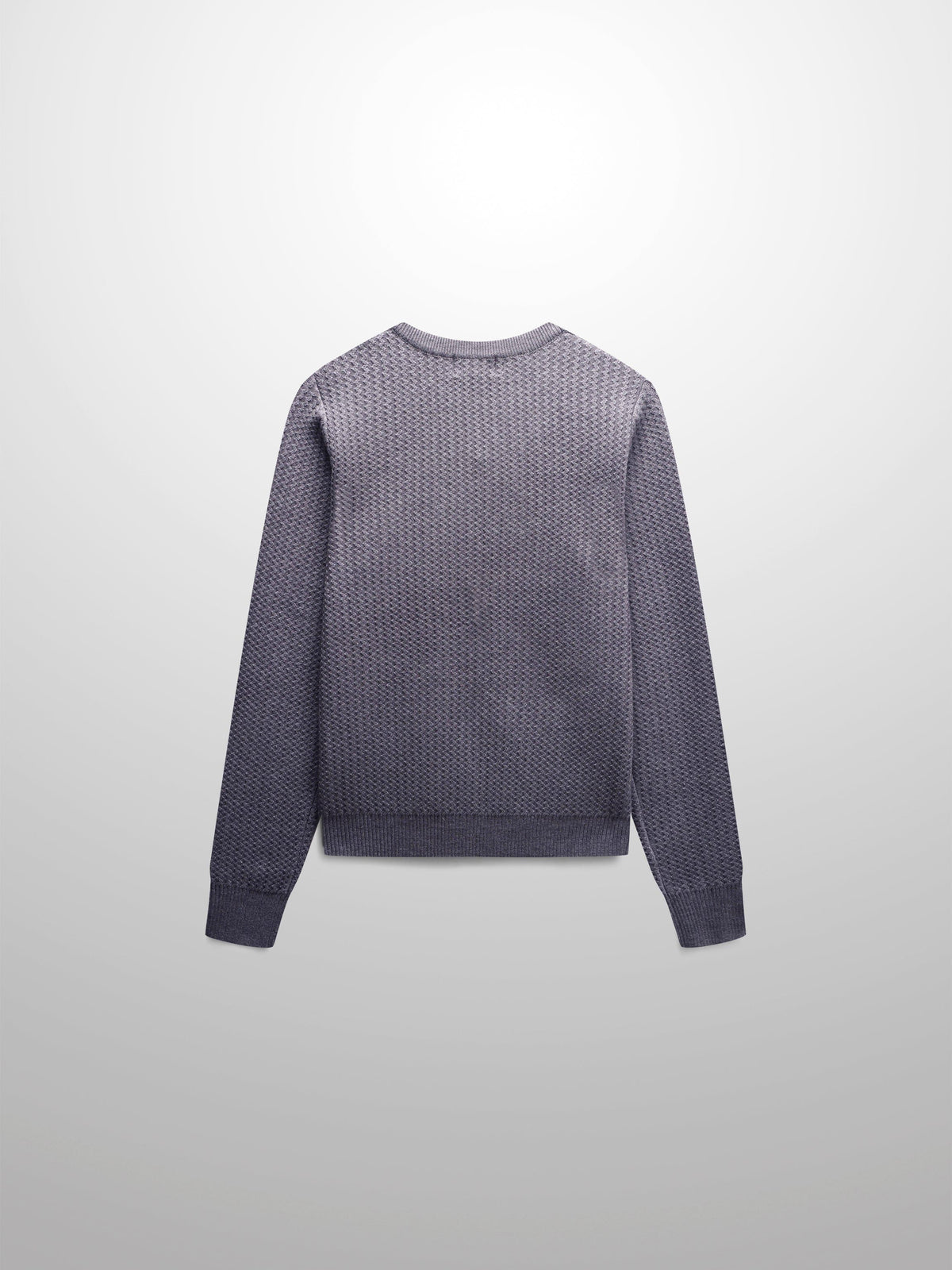 Waffle Wave Sweater- Solid Grey