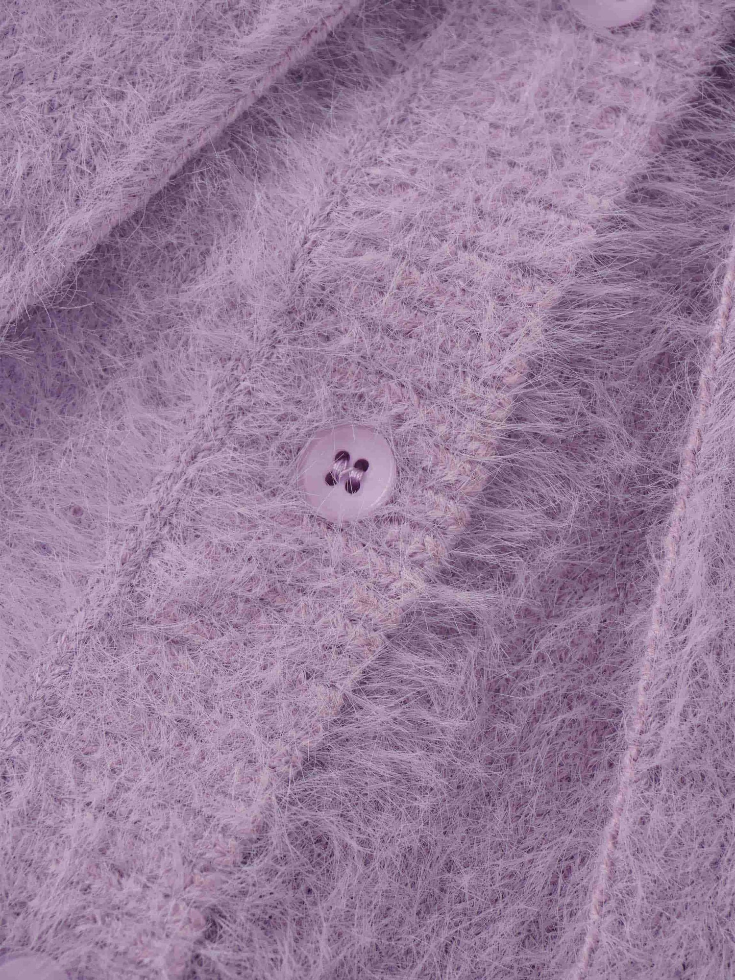 Mohair Shawl Collar Cardigan-Lavander