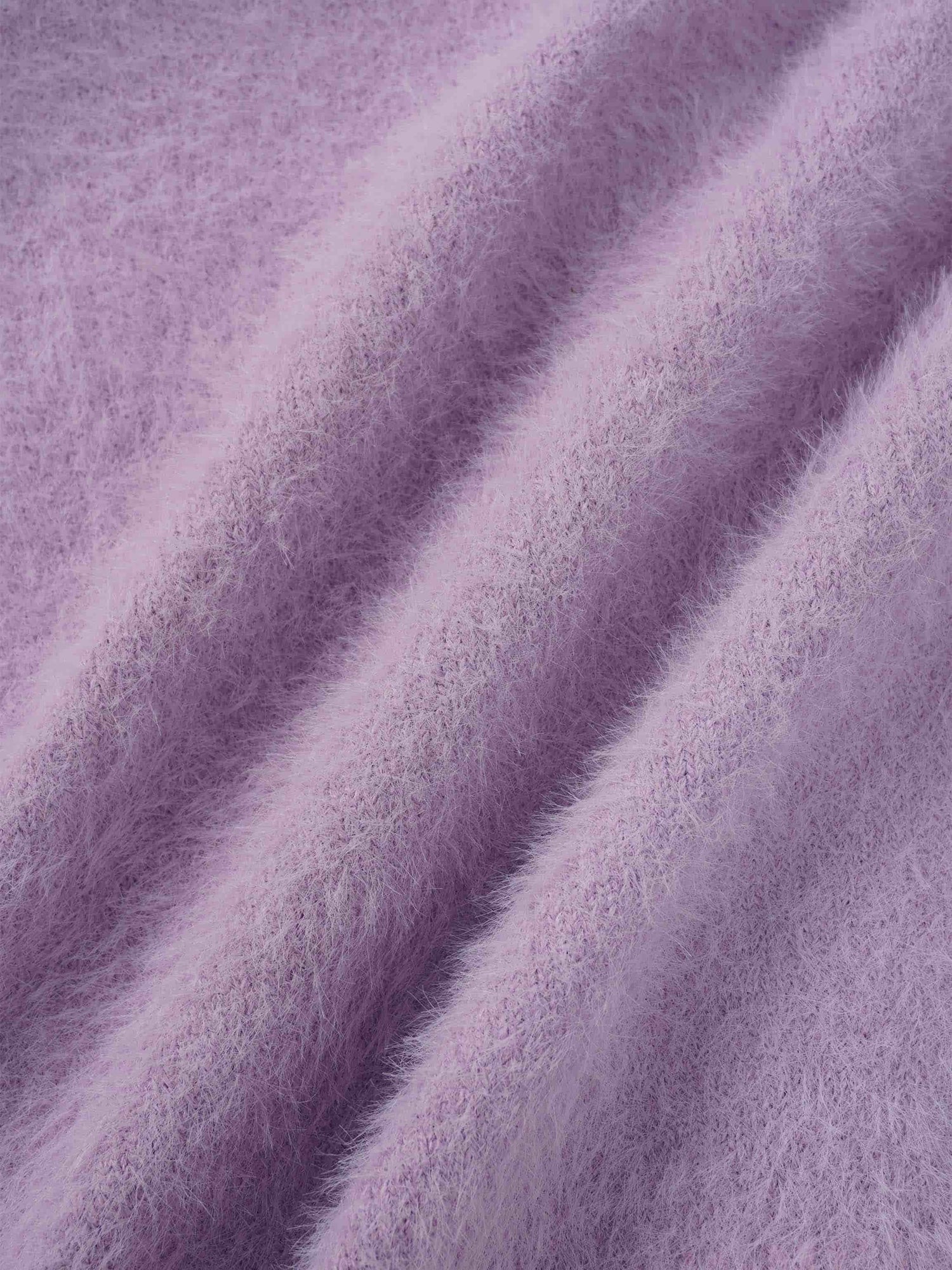 Mohair Shawl Collar Cardigan-Lavander
