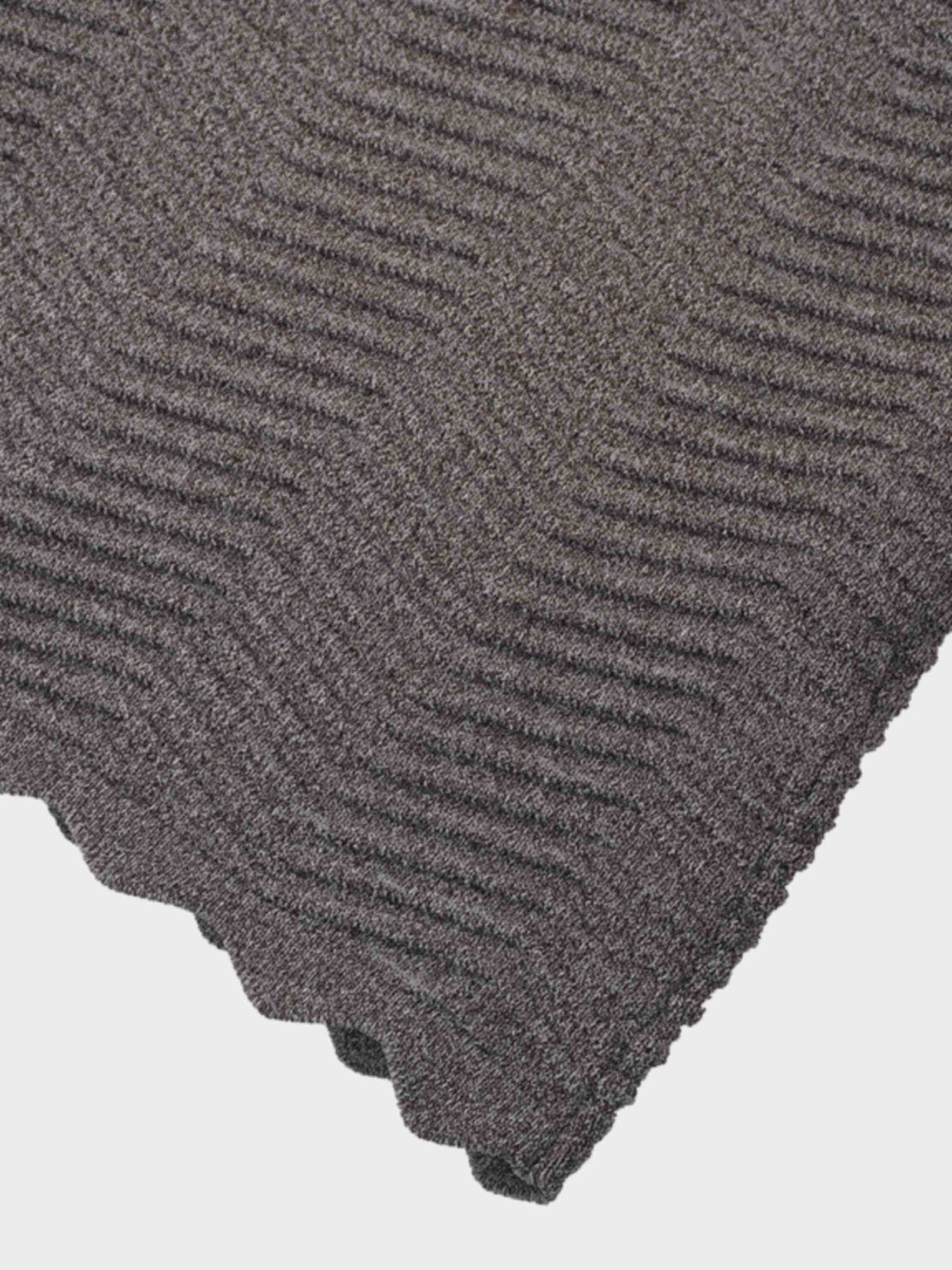 Wave Knit Slip Dress-Heathered Brown