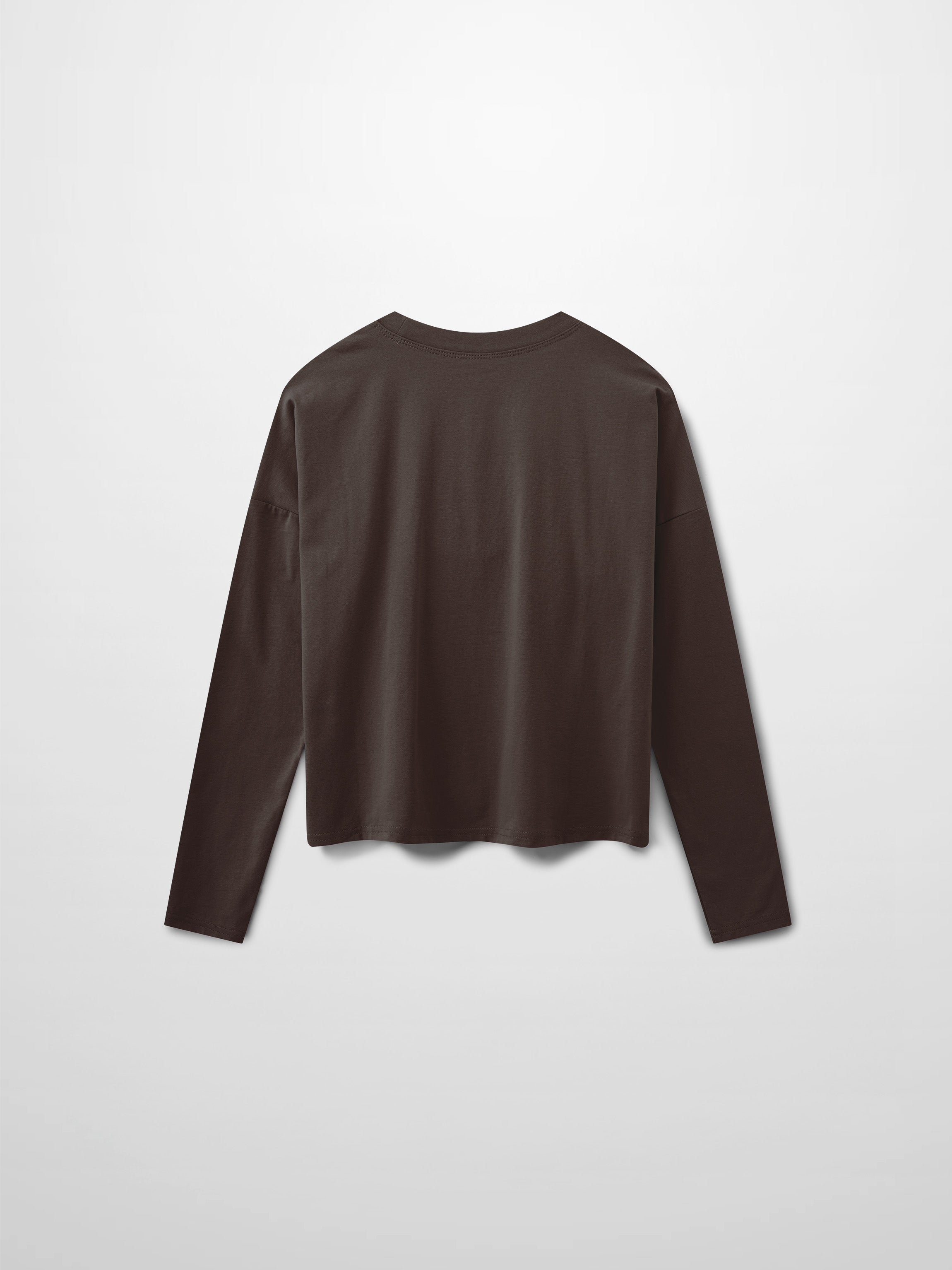 Crown Embossed T-Shirt-Brown