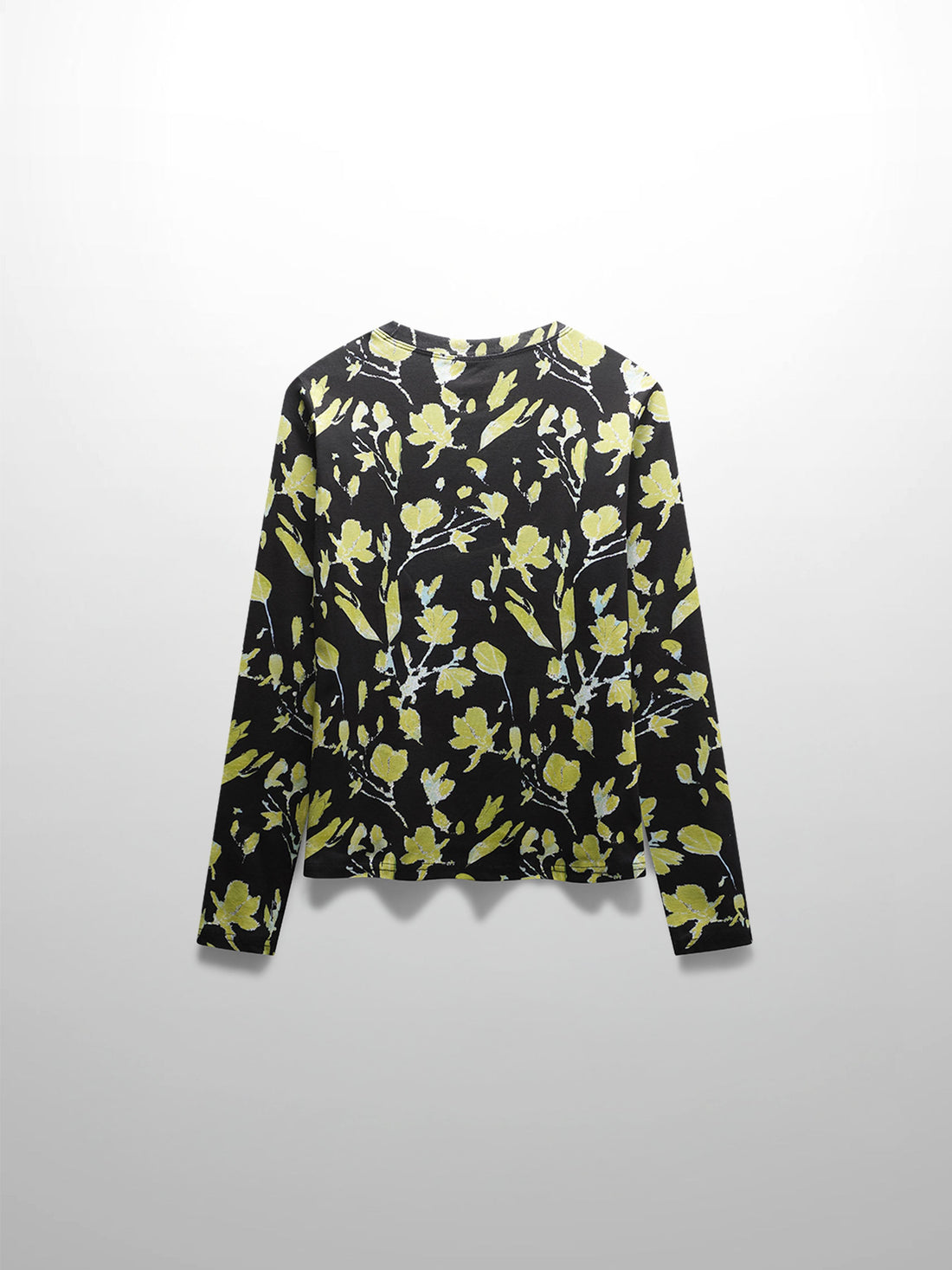 Basic Printed T-shirt-Neon Flower