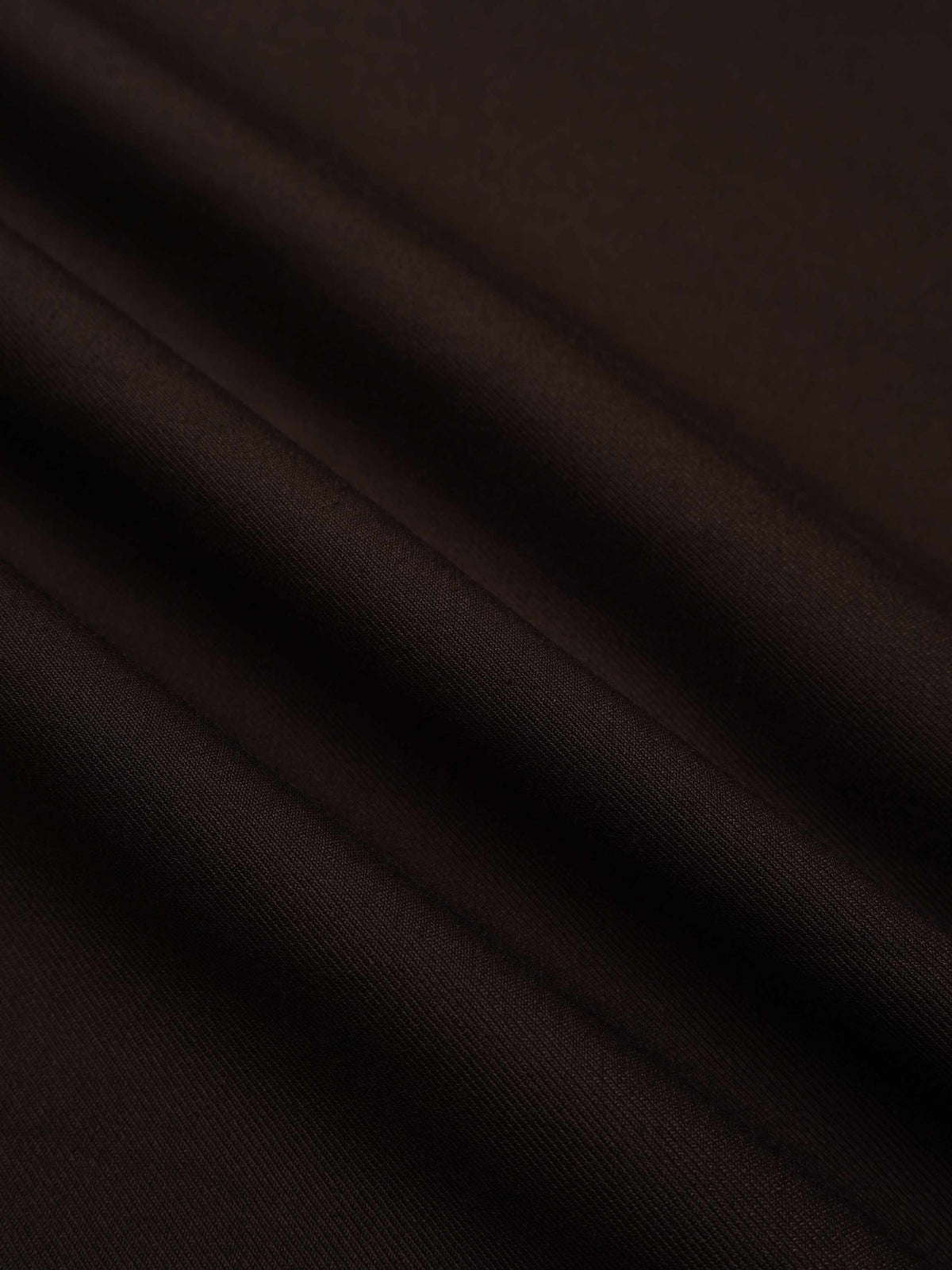 Pencil Pleat Combo Skirt-Dark Brown