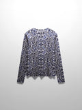 Basic Printed T-shirt-Grecian Medallion