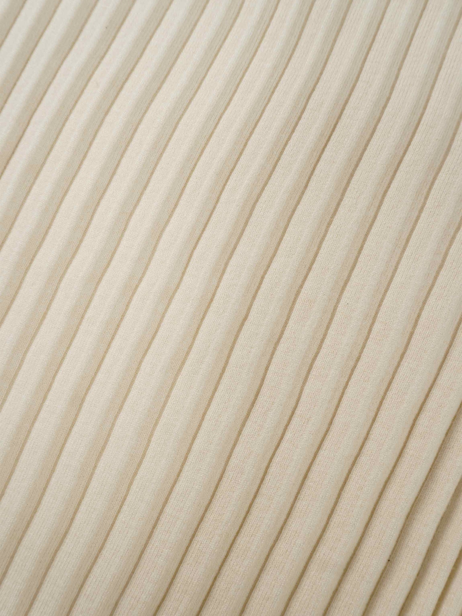 Knit Ribbed Maxi Skirt-Ivory