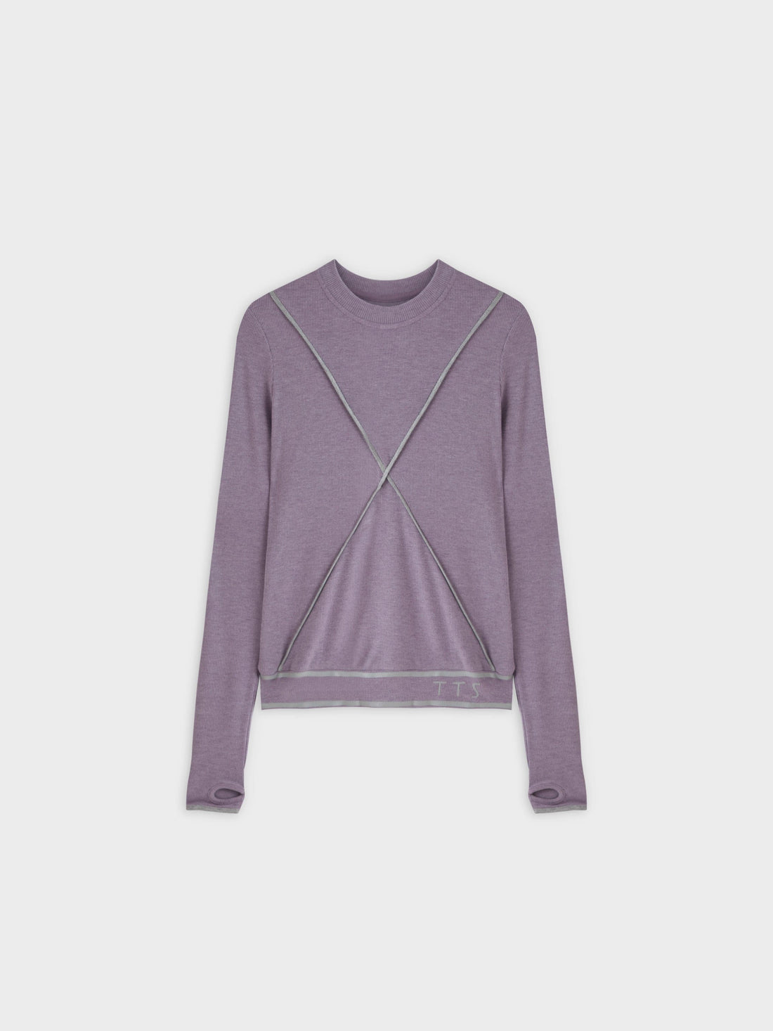 X BANDED SHIRT-LILAC/GREY