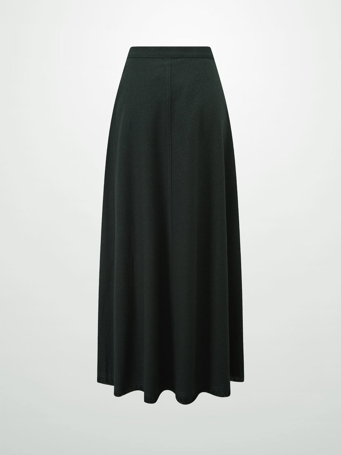 Fringe Circle Skirt-Green