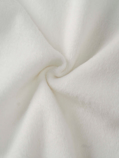 Side Strap Dolman Sweatshirt-Cream