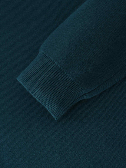 Oversized Soft Knit Sweater-Teal