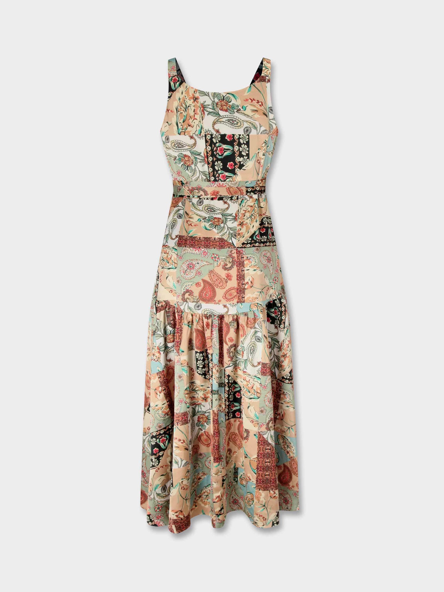 Tiered Wrap Jumper-Vintage Floral