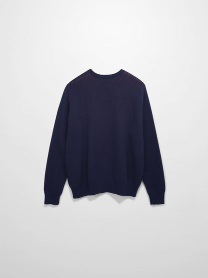 Pop Of Floral Sweater-Blue