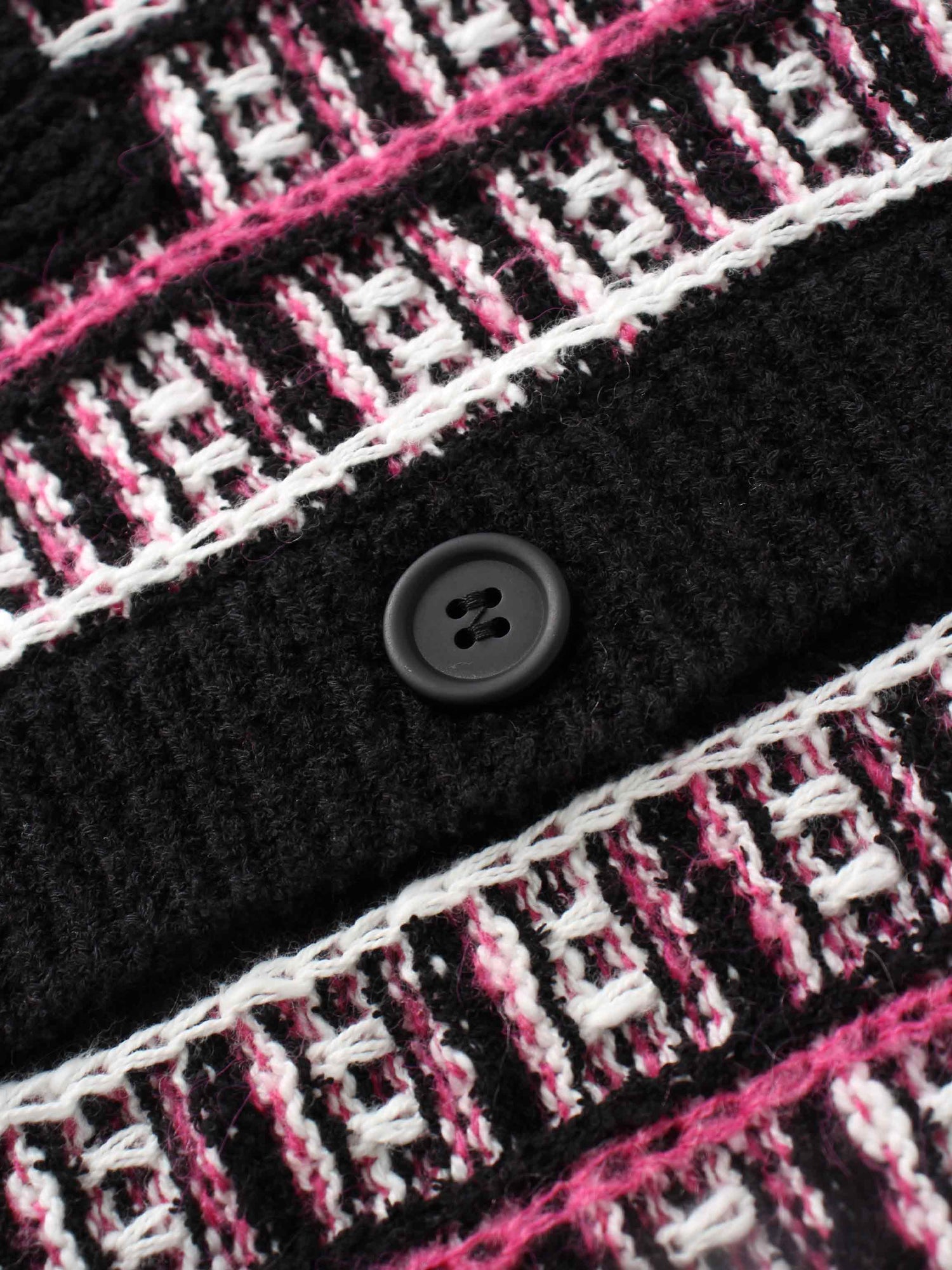 Boucle Knit Cardigan-Pink