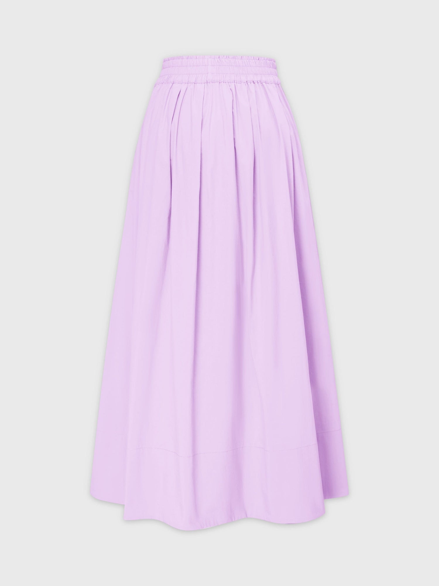 Gathered Waist Skirt-Lavender