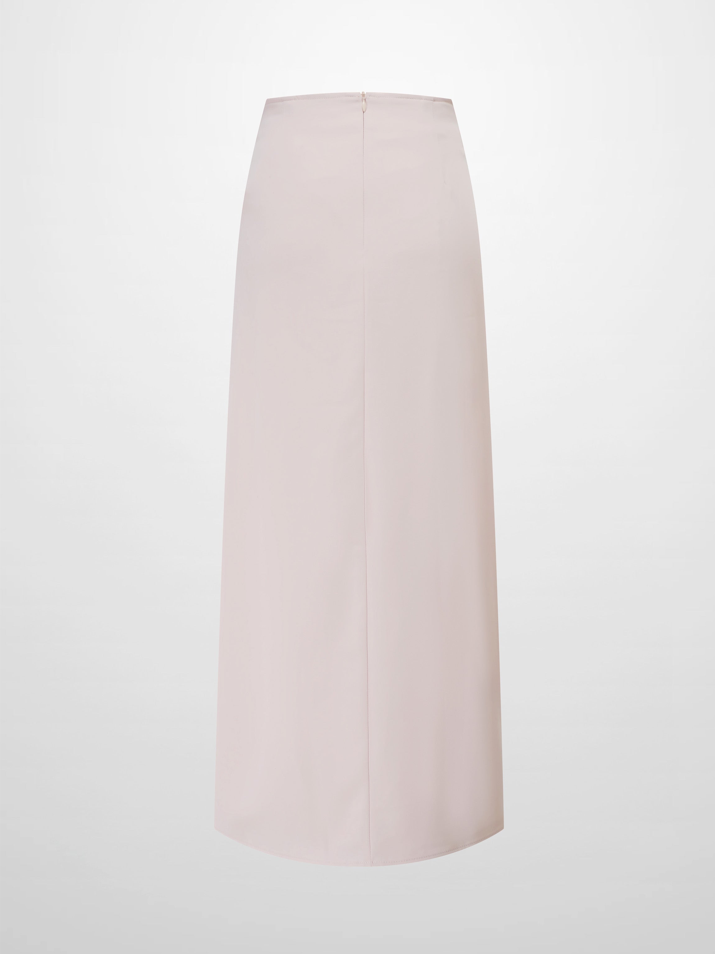Ring Detail Faux Wrap Skirt-Mauve Pink