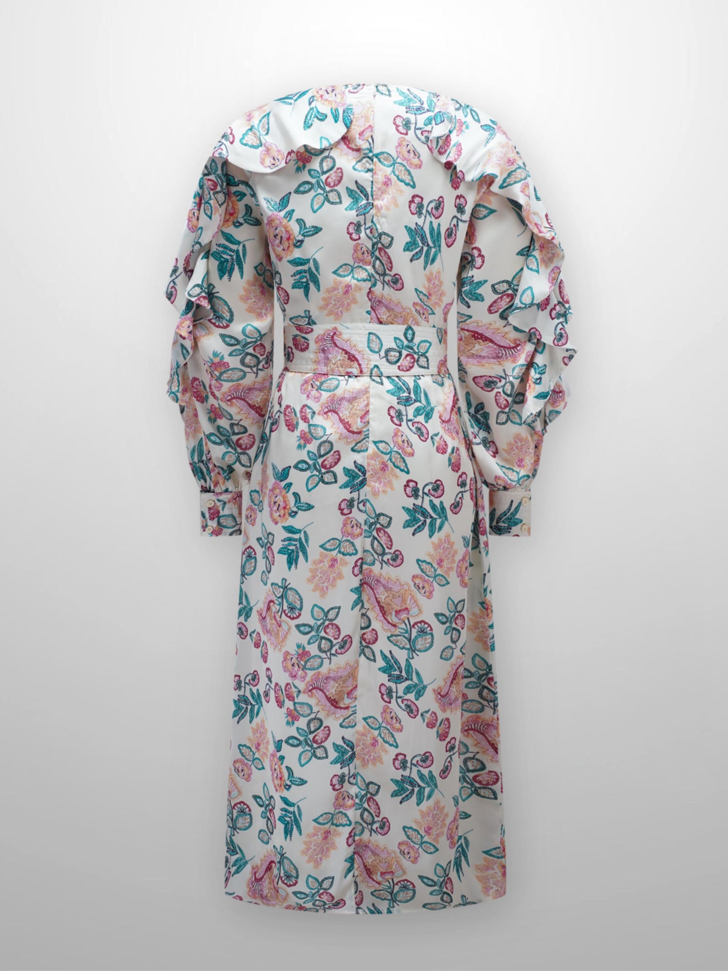 aqua pink floral dress Aqua Pink Bohemian Floral Party Dress, Red / Sm-Md