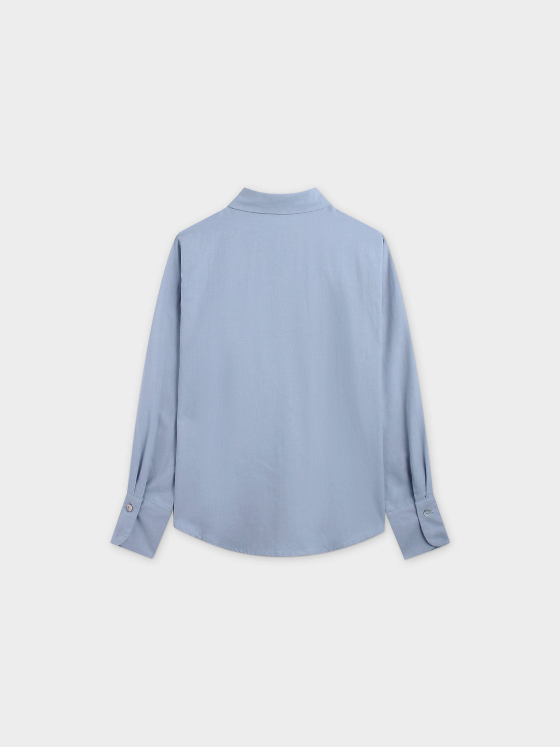 Linen Blouse-Light Blue