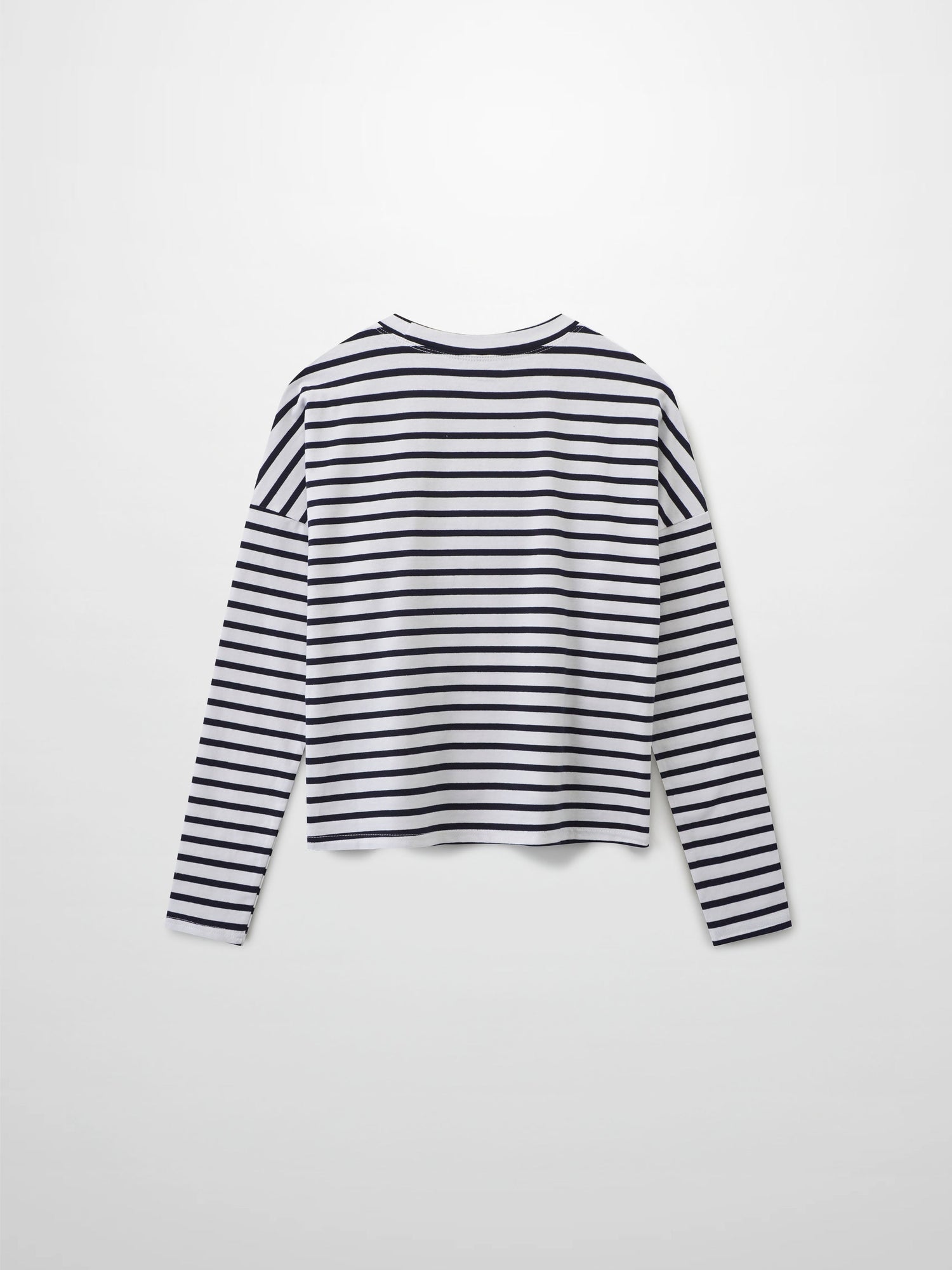 Crown Embossed T-Shirt-White/Blue