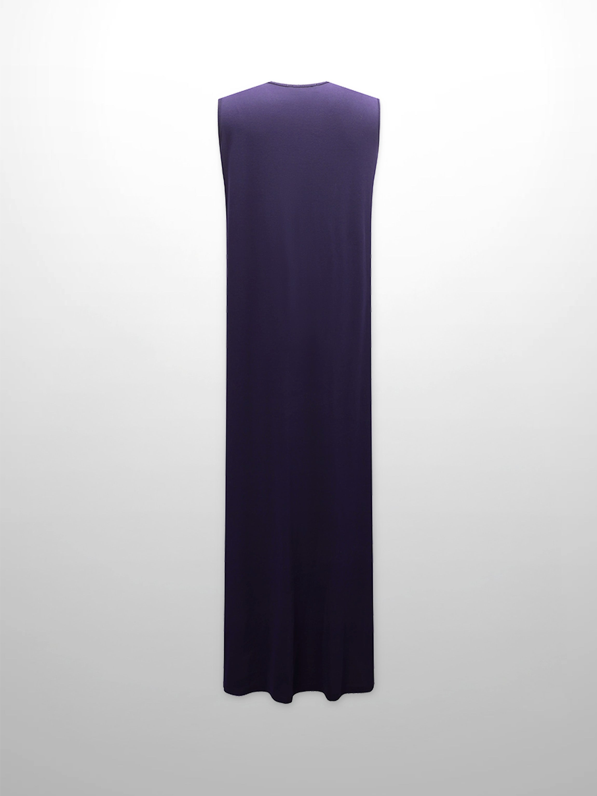 Basic T-Shirt Slip Dress-Navy