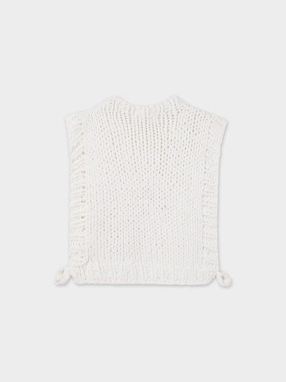 Chunky Chain Vest-Cream