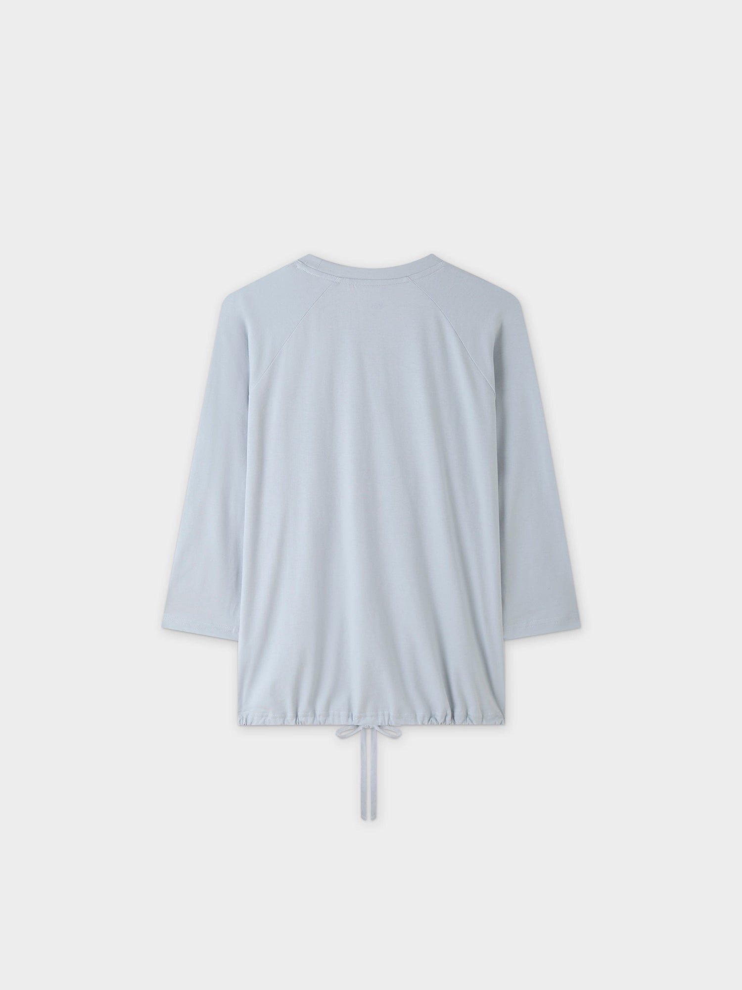 DRAWSTRING TEE-LIGHT BLUE