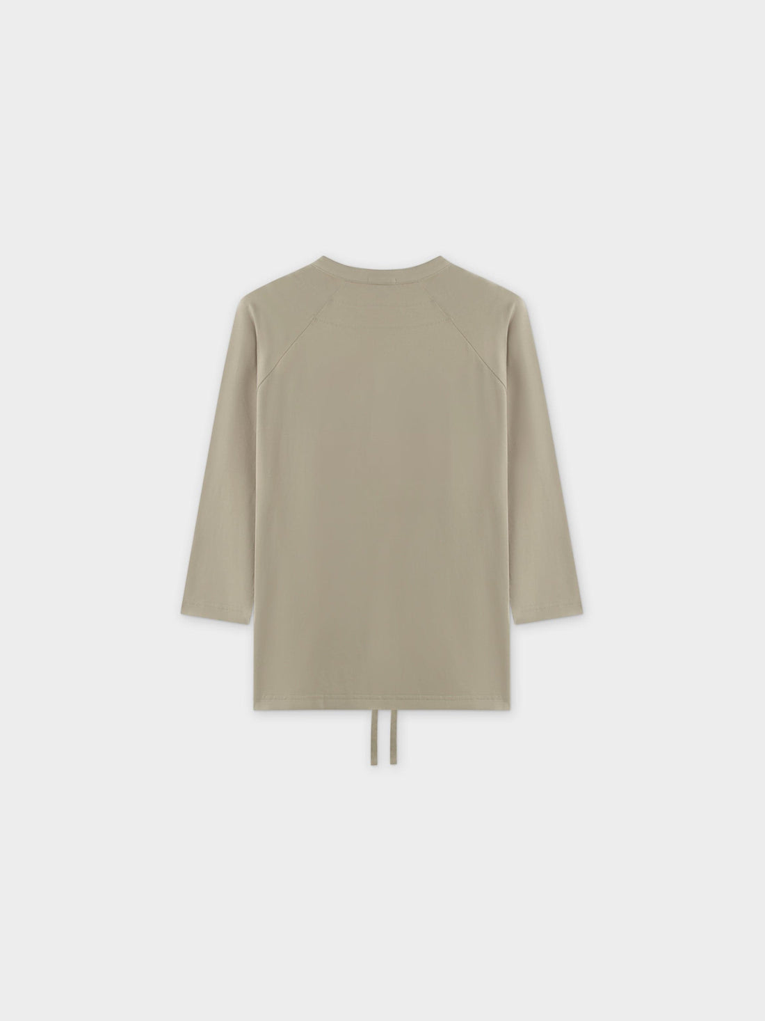 HENLEY DRAWSTRING TEE-SAGE