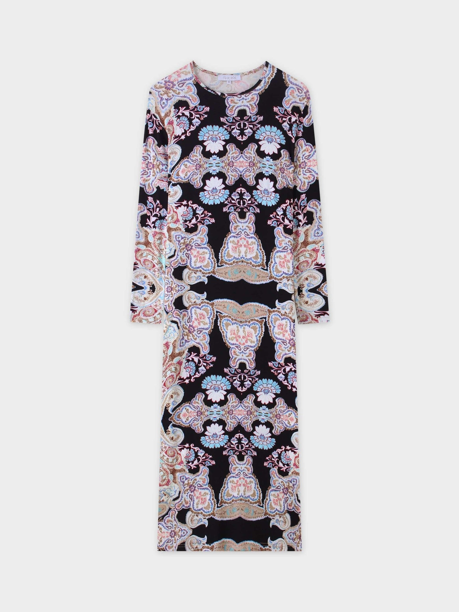 Printed Belted Dress-Paisley