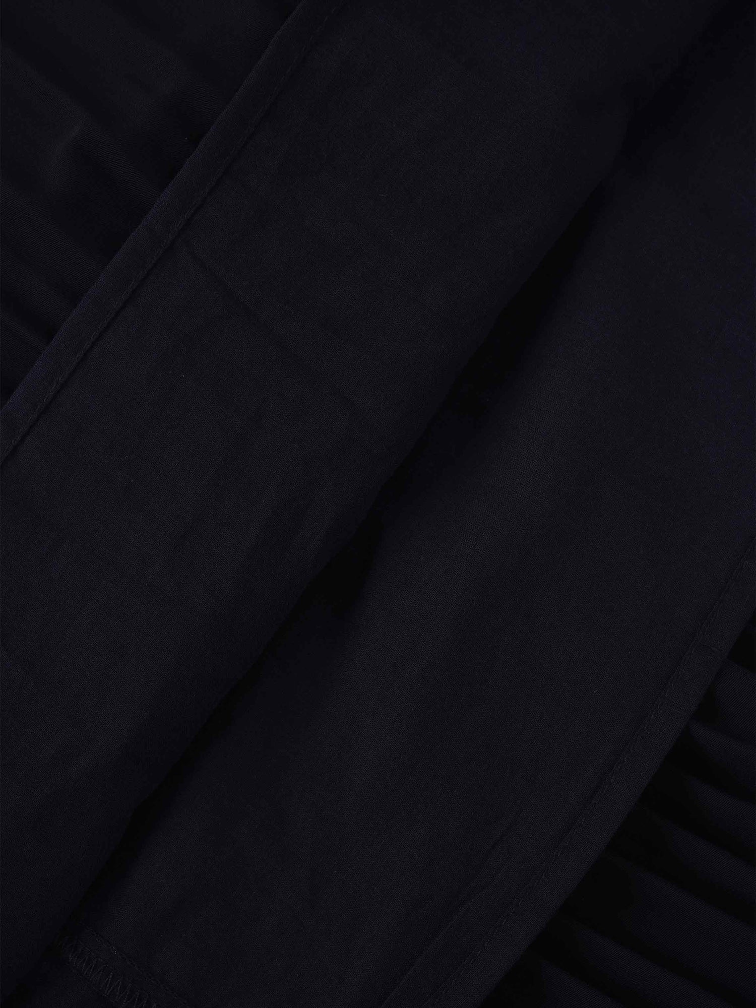 Pleated Layer Skirt 26"-Navy