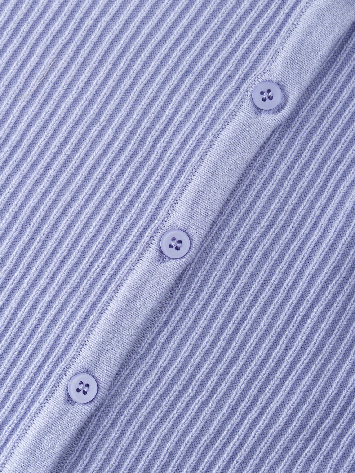 Ribbed Knit Cardigan-Lavender