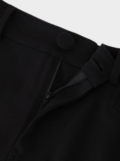 Deep V Skirt-Black