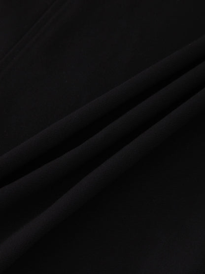 Deep V Skirt-Black