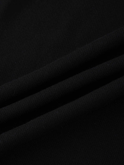 Sequin Trim Sweater-Black
