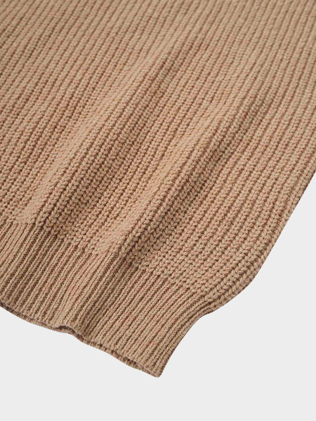 Puff Sleeve Sweater-Tan