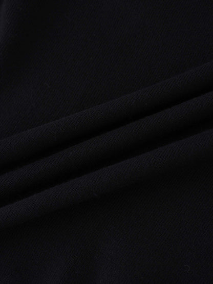Oversized Soft Knit Sweater-Black