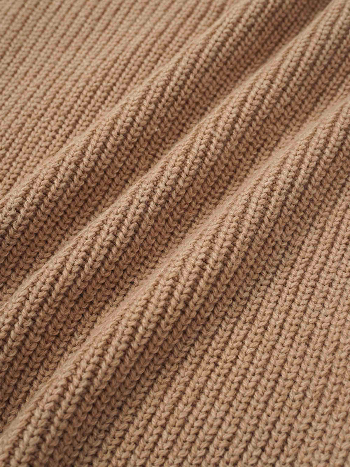 Puff Sleeve Sweater-Tan