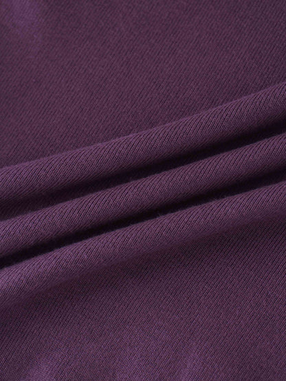 Oversized Soft Knit Sweater-Eggplant