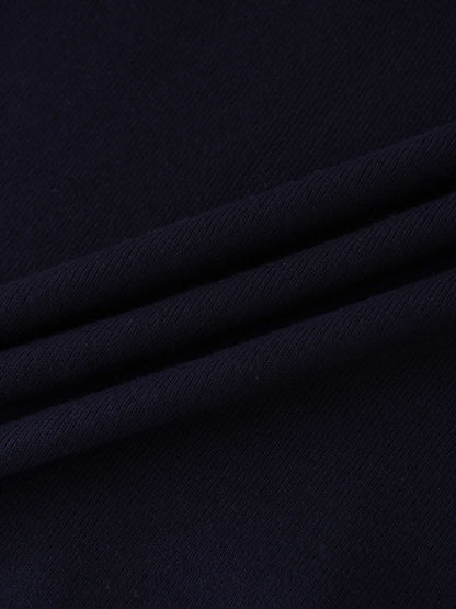Oversized Soft Knit Sweater-Navy