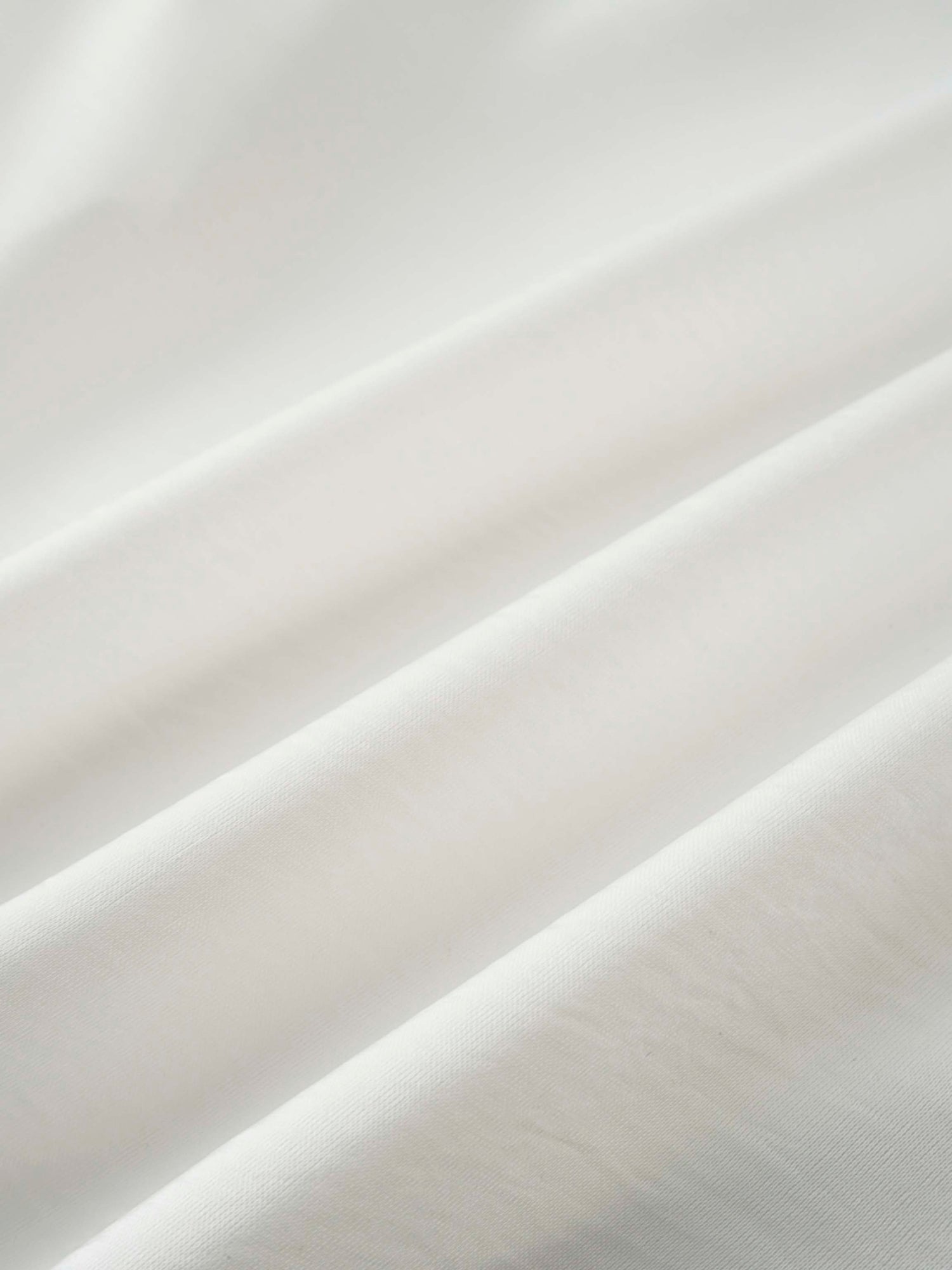 High/Low Faux Satin Crossover Top-White