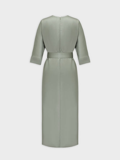 Oversized Dress-Sage