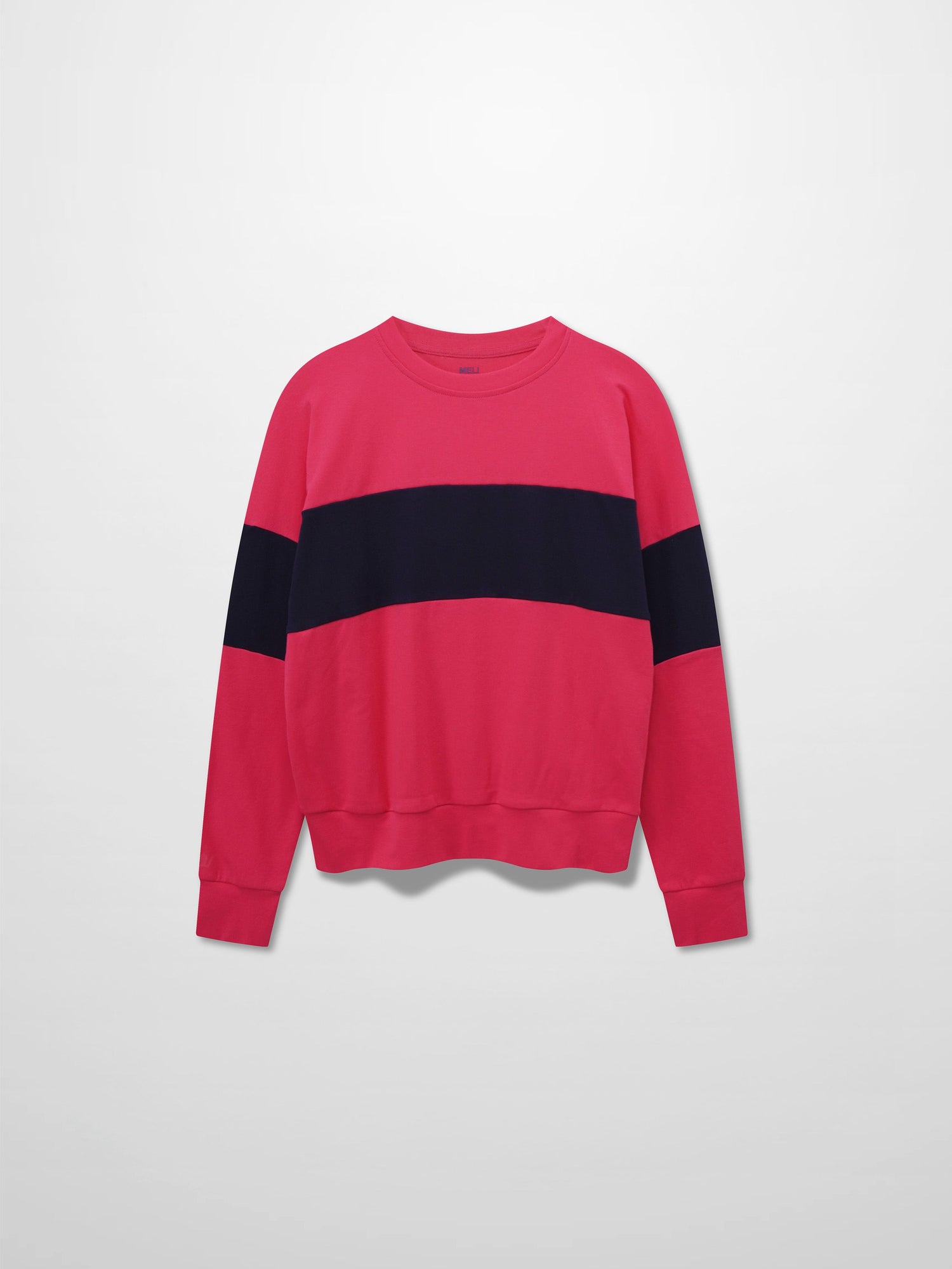 Wide Stripe Bomber-Pink/Blue