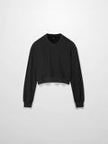 CROPPED TEE-BLACK