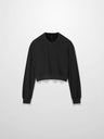 CROPPED TEE-BLACK