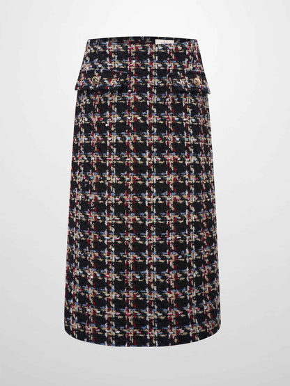 Short Pocket Skirt-Multi Colored